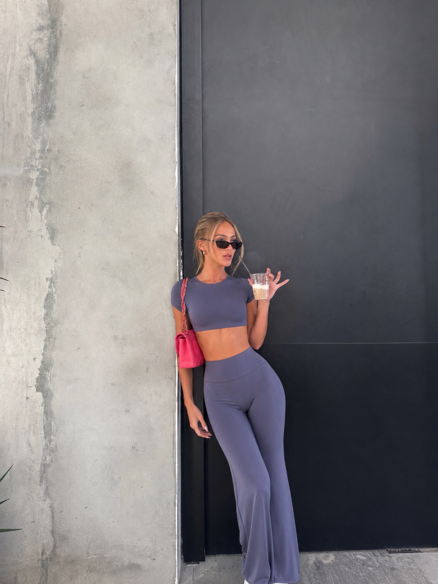 Woman wearing the Athletica Wear Elevate Set